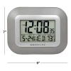Westclox Classic Modern Lcd Display Digital Silent/Non-Ticking Wall Clock