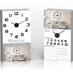 Westclox 20" Floating Numbers Wall Clock