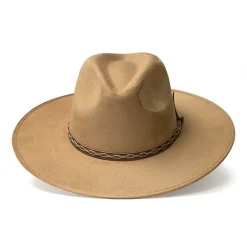 Western Express Pinch Front Flat Brim Fashion Mens Cowboy Hat