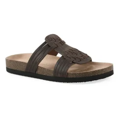 White Mountain Halicore Womens T-Strap Footbed Sandals