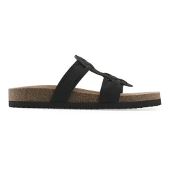 White Mountain Halicore Womens T-Strap Footbed Sandals