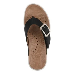 White Mountain Nalla Womens Adjustable Strap Footbed Sandals