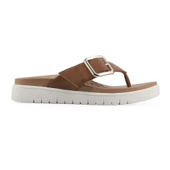 White Mountain Nalla Womens Adjustable Strap Footbed Sandals