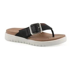 White Mountain Nalla Womens Adjustable Strap Footbed Sandals