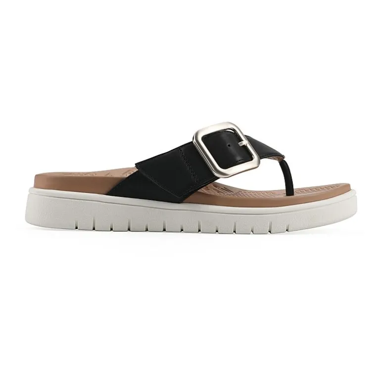 White Mountain Nalla Womens Adjustable Strap Footbed Sandals