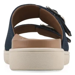 White Mountain Womens Nanny Slide Sandals