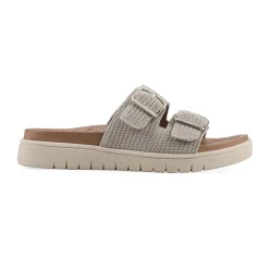 White Mountain Womens Nanny Slide Sandals