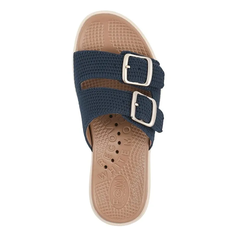 White Mountain Womens Nanny Slide Sandals