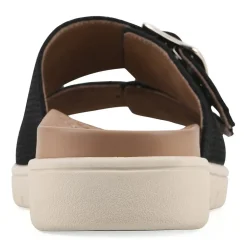 White Mountain Womens Nanny Slide Sandals