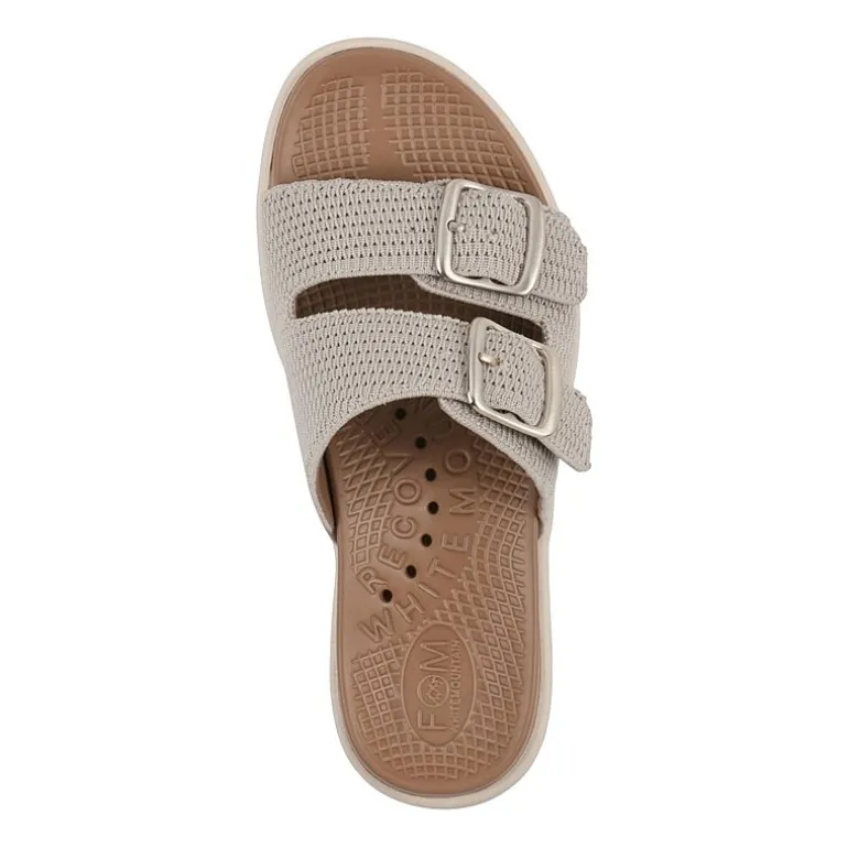 White Mountain Womens Nanny Slide Sandals