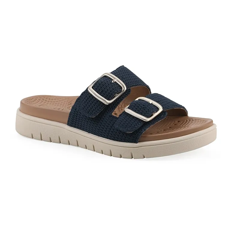 White Mountain Womens Nanny Slide Sandals