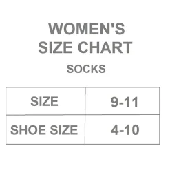 Wicked Womens Multi-Pack 5 Pair Wicked No Show Socks