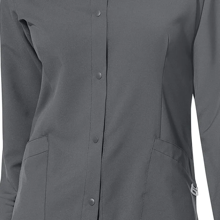 Wink® W123 Crew Neck Warm Up Womens Plus Moisture Wicking Wrinkle Resistant Quick Dry Scrub Jackets