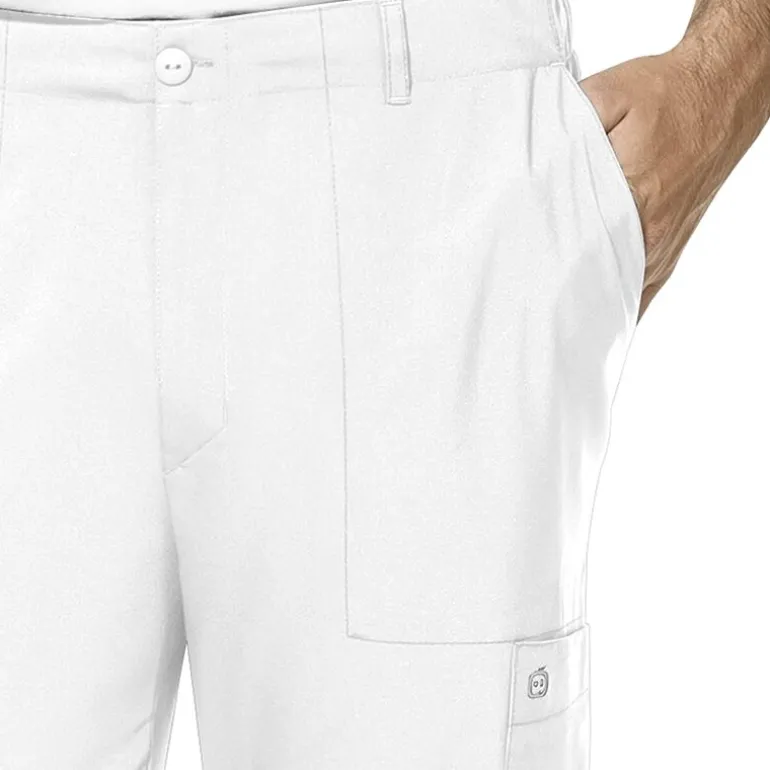 Wink® W123 Flat Front Cargo Pocket Mens Big and Tall Moisture Wicking Wrinkle Resistant Quick Dry Scrub Pant
