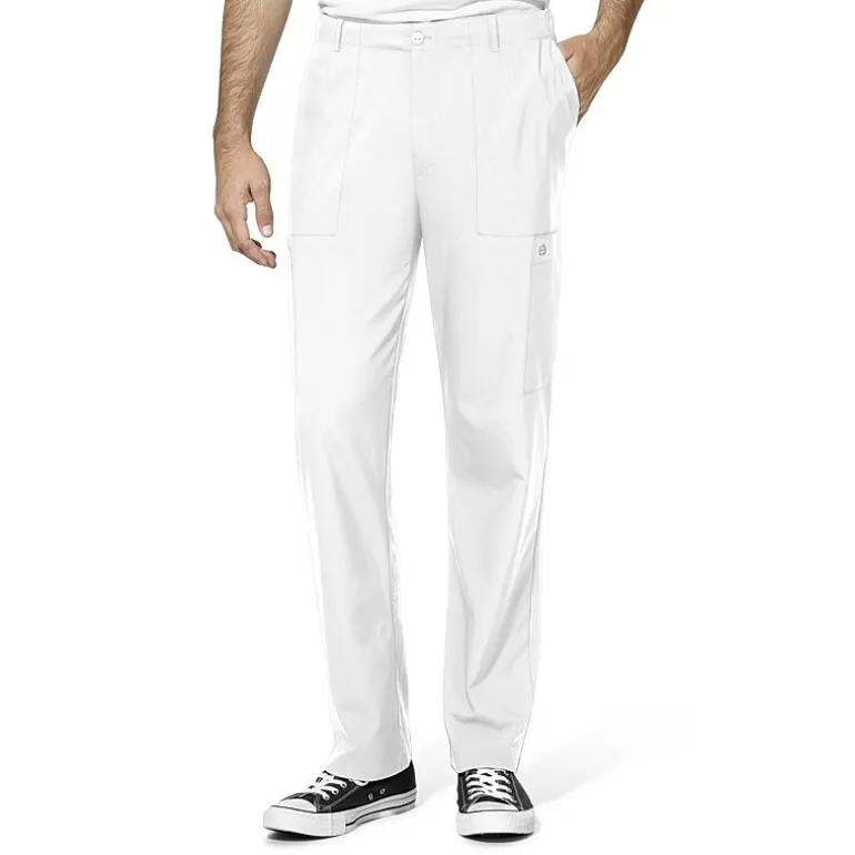 Wink® W123 Flat Front Cargo Pocket Mens Big and Tall Moisture Wicking Wrinkle Resistant Quick Dry Scrub Pant
