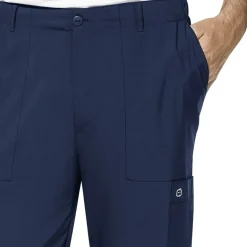 Wink® W123 Flat Front Cargo Pocket Mens Big and Tall Moisture Wicking Wrinkle Resistant Quick Dry Scrub Pant