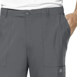 Wink® W123 Flat Front Cargo Pocket Mens Big and Tall Moisture Wicking Wrinkle Resistant Quick Dry Scrub Pant