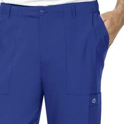 Wink® W123 Flat Front Cargo Pocket Mens Big and Tall Moisture Wicking Wrinkle Resistant Quick Dry Scrub Pant