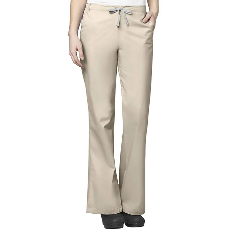 Wink® Wonderwork 502 Flare Womens Petite Tag Free Scrub Pant