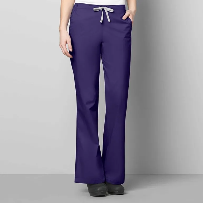 Wink® Wonderwork 502 Flare Womens Petite Tag Free Scrub Pant