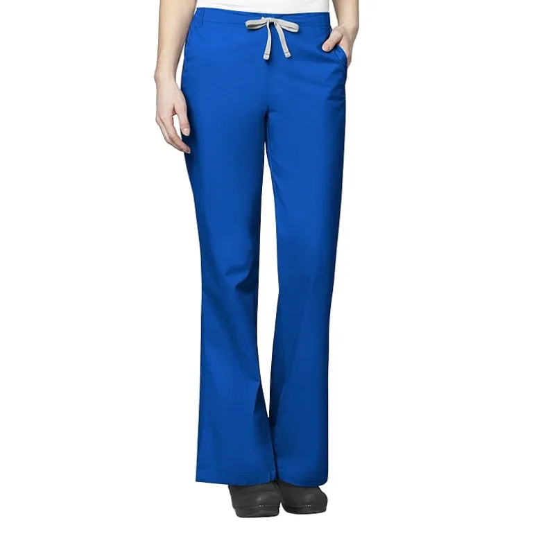 Wink® Wonderwork 502 Flare Womens Petite Tag Free Scrub Pant