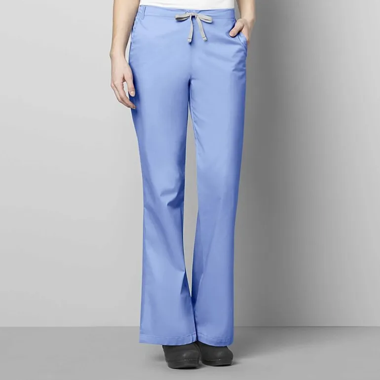 Wink® Wonderwork 502 Flare Womens Petite Tag Free Scrub Pant