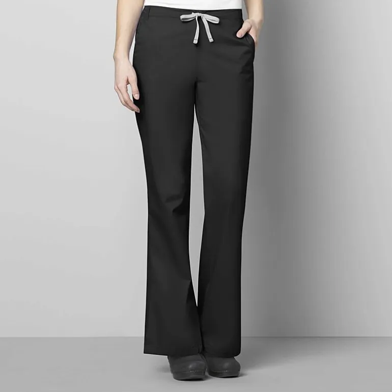 Wink® Wonderwork 502 Flare Womens Petite Tag Free Scrub Pant