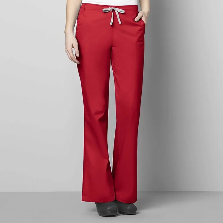 Wink® Wonderwork 502 Flare Womens Petite Tag Free Scrub Pant