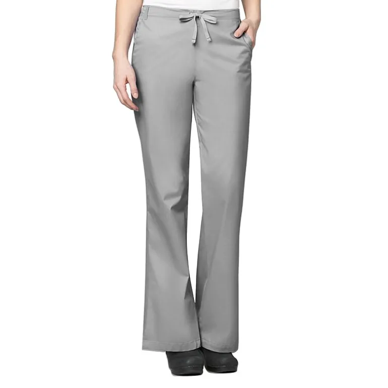 Wink® Wonderwork 502 Flare Womens Petite Tag Free Scrub Pant