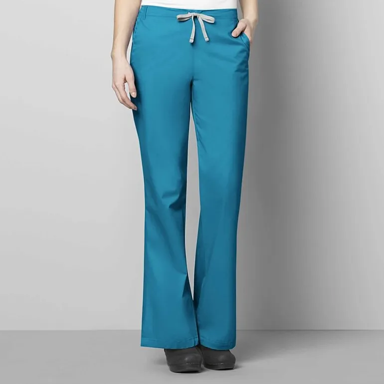Wink® Wonderwork 502 Flare Womens Petite Tag Free Scrub Pant