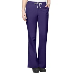 Wink® Wonderwork 502 Flare Womens Petite Tag Free Scrub Pant
