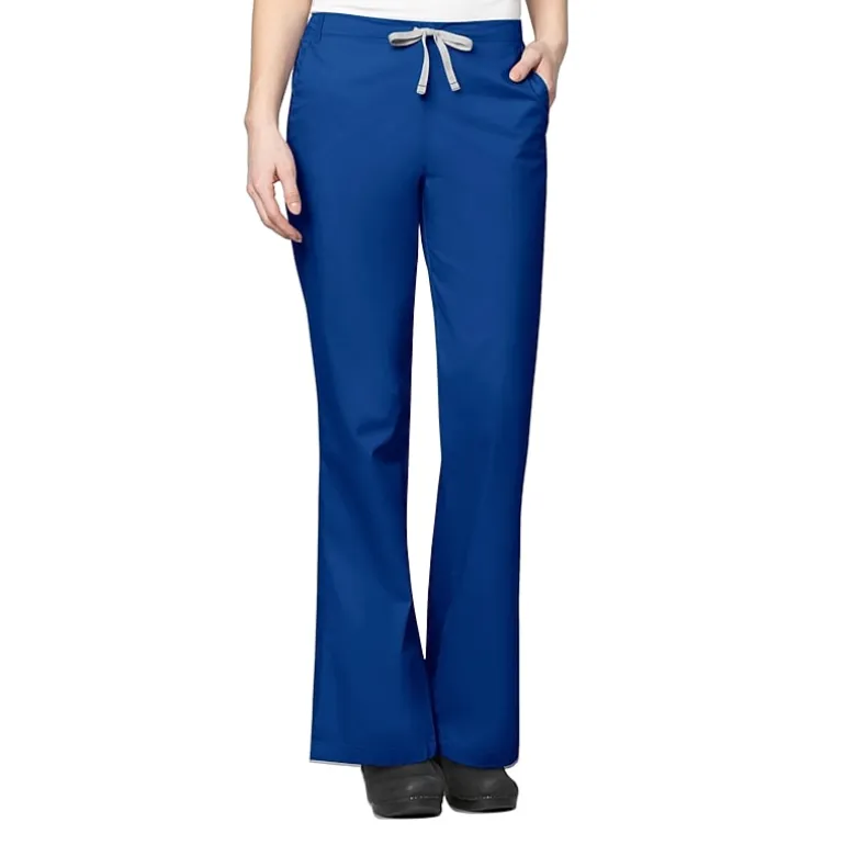 Wink® Wonderwork 502 Flare Womens Petite Tag Free Scrub Pant