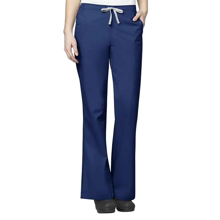 Wink® Wonderwork 502 Flare Womens Petite Tag Free Scrub Pant