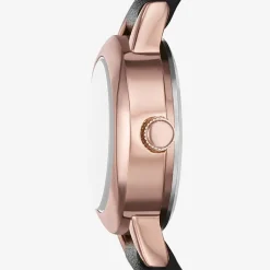 Womens Black Strap Watch Fmdjo322
