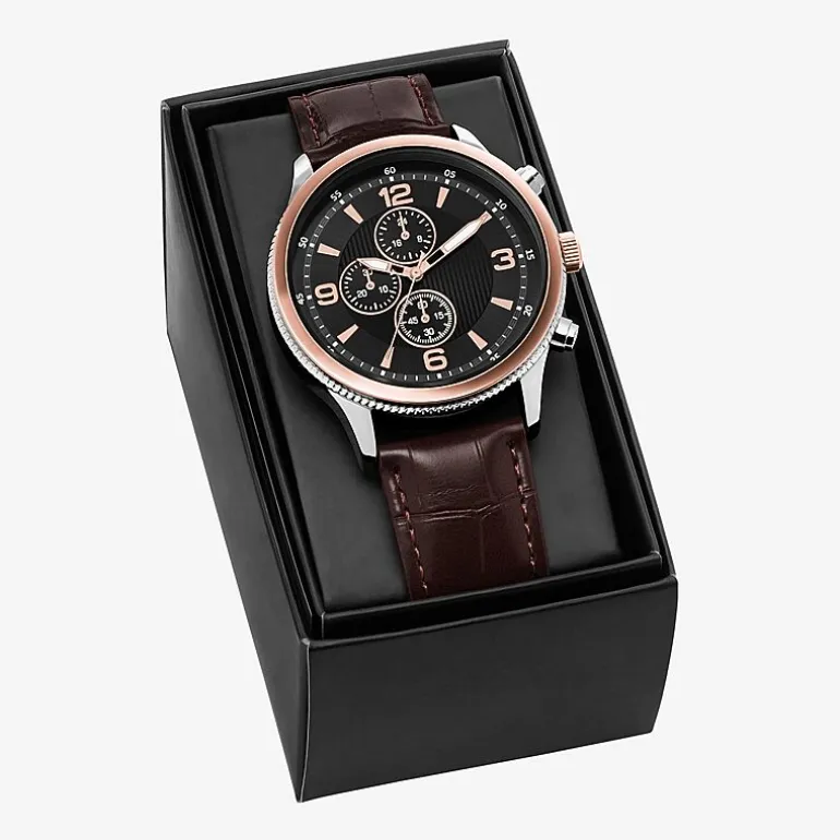 Womens Brown Strap Watch Fmdjo344