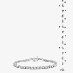 Womens 2 CT. T.W. Lab Grown Diamond Sterling Silver 7.5 Inch Tennis Bracelet