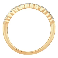 Womens 1/2 CT. T.W. Natural White Diamond 10K Gold Anniversary Wedding Band