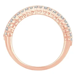 Womens 1 1/2 CT. T.W. Natural White Diamond 10K Gold Anniversary Band