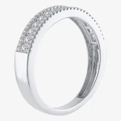 Womens 1/2 CT. T.W. Natural White Diamond 14K Gold Anniversary Wedding Band