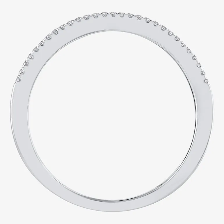 Womens 1/2 CT. T.W. Natural White Diamond 14K Gold Anniversary Wedding Band