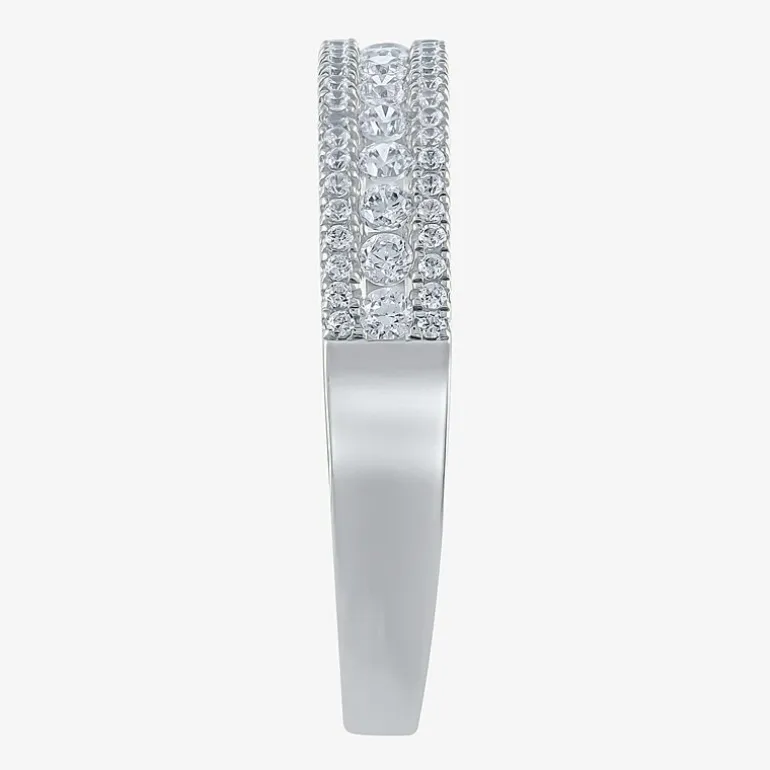 Womens 1/2 CT. T.W. Natural White Diamond 14K Gold Anniversary Wedding Band