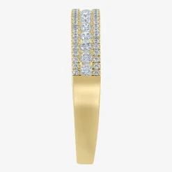 Womens 1/2 CT. T.W. Natural White Diamond 14K Gold Anniversary Wedding Band
