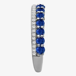 Womens Gemstone & 1/6 CT. T.W. Natural Diamond 10K Gold Band