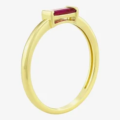 Womens Gemstone 14K Vermeil Ring
