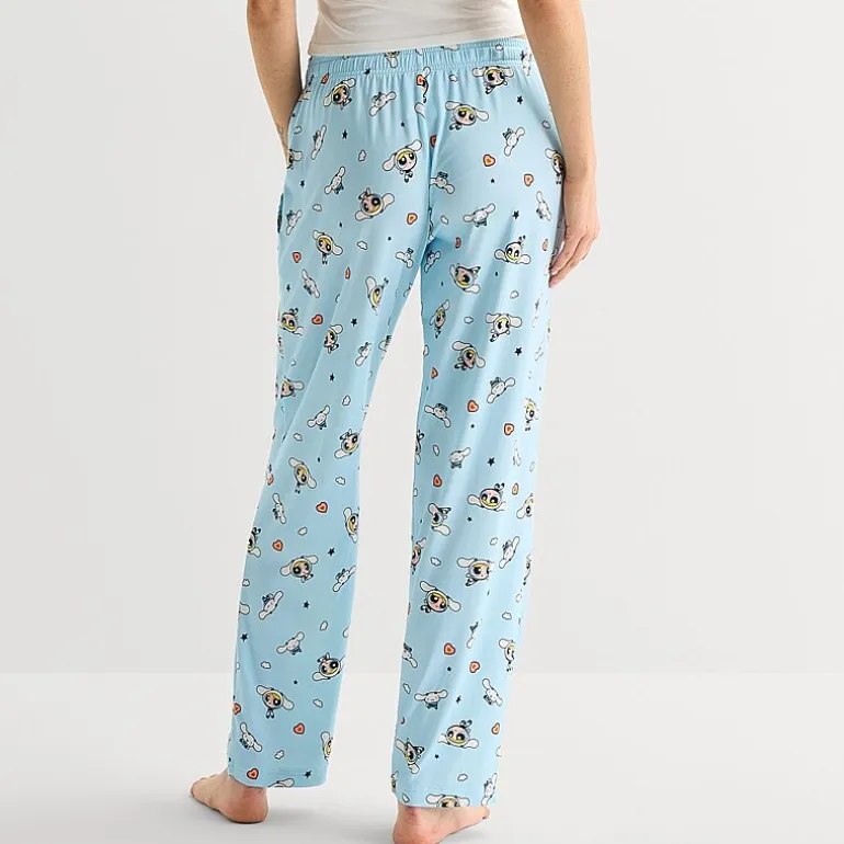 Womens Hello Kitty Powerpuff Girls Pajama Pants
