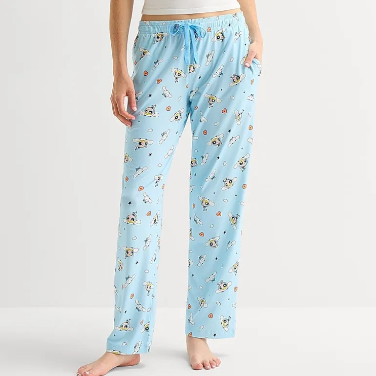 Womens Hello Kitty Powerpuff Girls Pajama Pants
