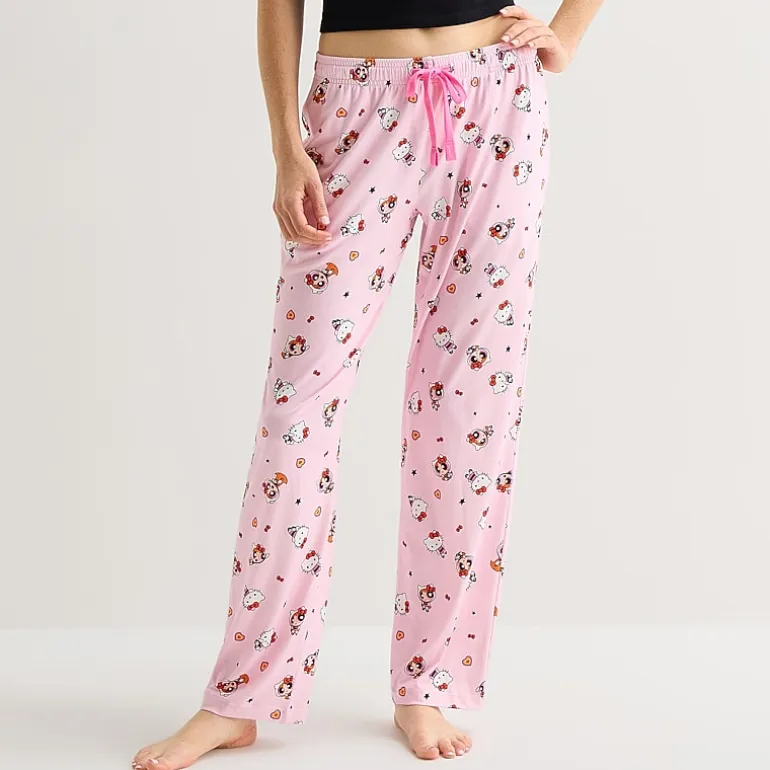 Womens Hello Kitty Powerpuff Girls Pajama Pants