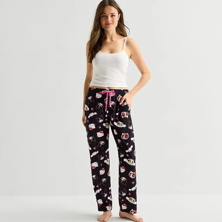 Womens Hello Kitty Powerpuff Girls Pajama Pants