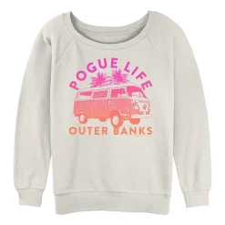 Womens Juniors Crew Neck Long Sleeve Powerpuff Girls Sweatshirt