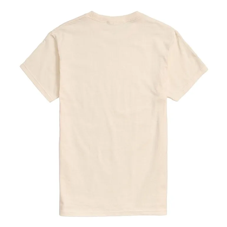 Womens Juniors Crew Neck Short Sleeve Regular Fit Peanuts Snoopy Graphic T-Shirt
